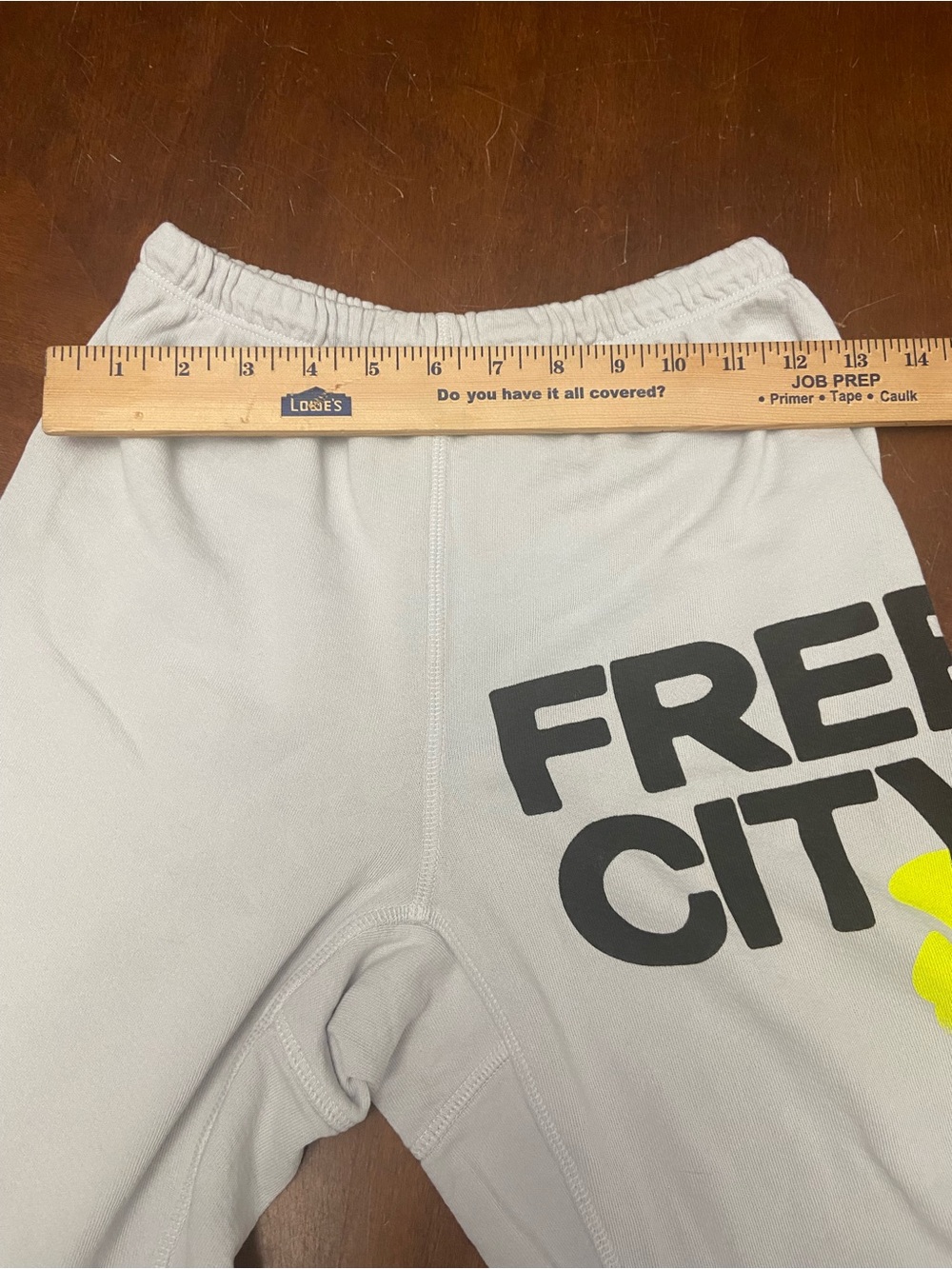 Freecity Logo Sweatpants in
Stardust Grey -Unisex Size XS-
3/4 Length 23" Inseam - Picture 7 of 10